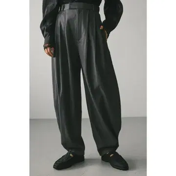 STYLEMIXER 와이드 턱 폼 팬츠 ( GRY )