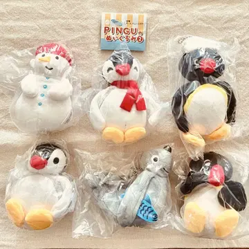 [ 총 6종 컴프 세트 ] PINGU 봉제 인형 2
