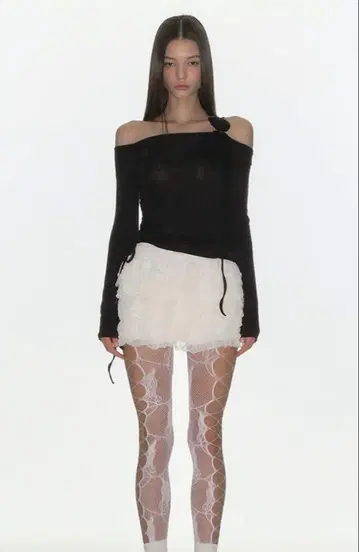 CRANK cancan frill mini skirt