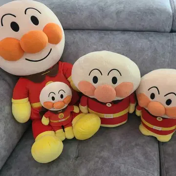 호빵맨 봉제 인형 세트