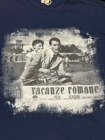 로마의 휴일 빈티지 영화 T셔츠 00s vintage 90sY2K
