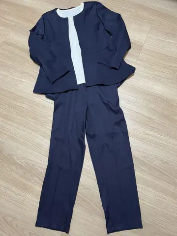 네이비 수트 셋업 S 사이즈