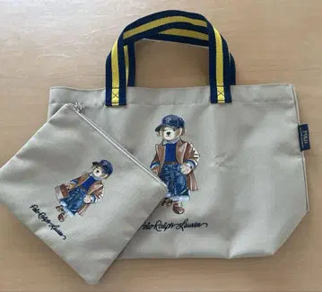 랄프 로렌 폴로베어 파우치 포함 토트백 에코백