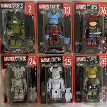 marvel studio 해피 복권 베어브릭상 6개 세트