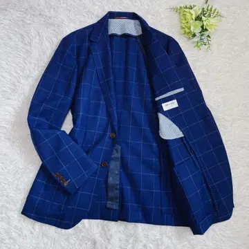 새상품급 오리히카 테일러드 자켓 스트레치 싱글 2B 네이비 L