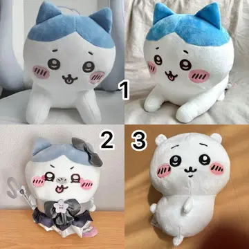 [ 세트 판매 ] 치이카와 (먼작귀) 하치와레 봉제 인형 3개 묶음 판매