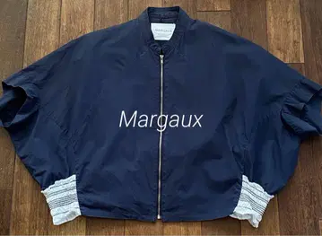 Margaux 마르고 네이비 블루종 반팔 코튼