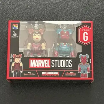 [ 미개봉 새상품 ] MARVEL 베어브릭 G상 페어 박스 비전 완다