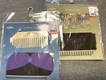 디즈니 안나와 눈의 여왕 시마무라 콜라보 안나 엘사 케이스 포함 빗 세트
