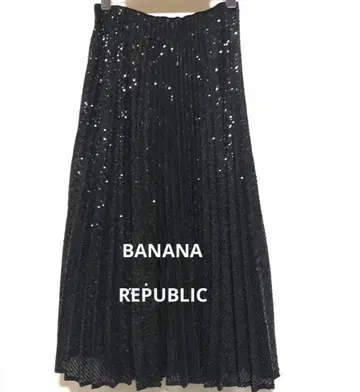 BANANA REPUBLIC 바나나리퍼블릭 스팽글 플리츠 스커트