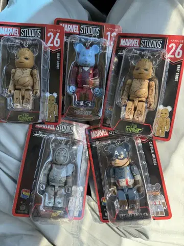 MARVEL STUDIOS 베어브릭 5체 세트