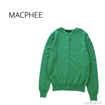 MACPHEE 투모로우랜드 코튼 크루넥 가디건