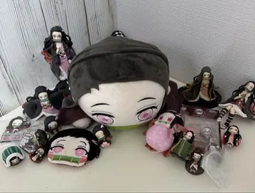 귀멸의 칼날 네즈코 봉제 인형 피규어 세트