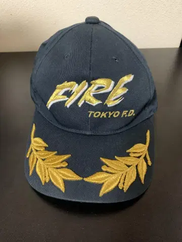 MIZUNO FIRE TOKYO F.D. 자수 캡 네이비