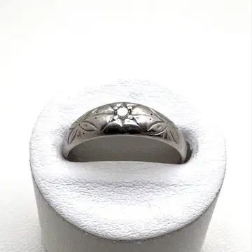 플라티나 pm 900 반지 다이아 0.04ct 14호 3.19 g