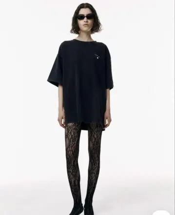 조제문 T셔츠 차콜 그레이