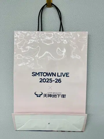 SMTOWN LIVE 2025-26 텐진 지하가 쇼핑백