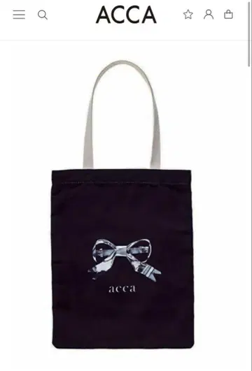 acca FLAME RIBBON TOTE BAG