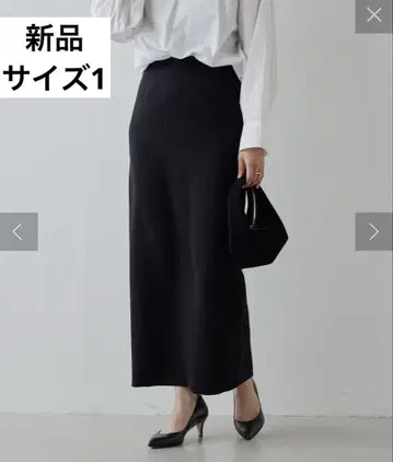 새상품 GALLARDAGALANTE 아세테이트 타이트 스커트