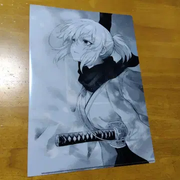 3845 FGO 오키타 소지 A-4 클리어 파일 타입문 에이스