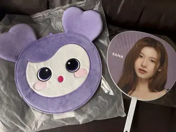 TWICE 사나 부채 부채 커버