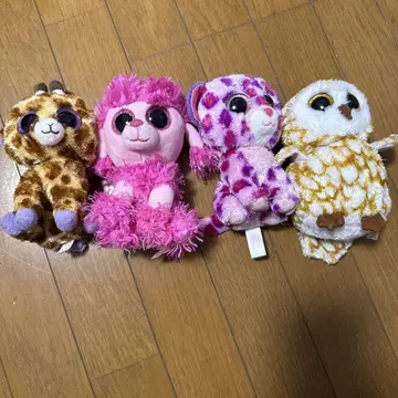 TY 봉제 인형 4개 세트