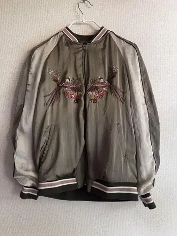 ZARA 자수 스카잔 빈티지