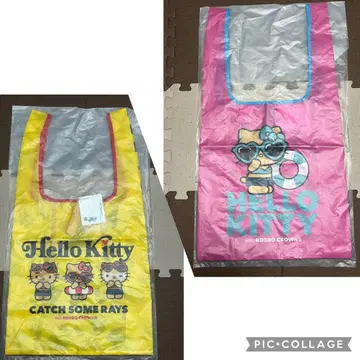 로데오 크라운즈 에코백 키티 2개