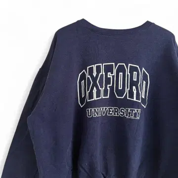 90s OXFORD UNIVERSITY 맨투맨 네이비 XXL A15