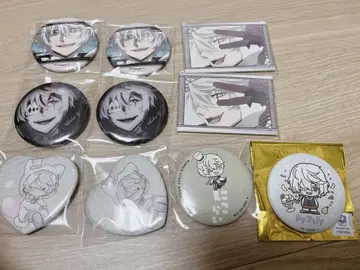 문호 스트레이독스 문스토 고골리 캔뱃지 흑백 스퀘어 하트