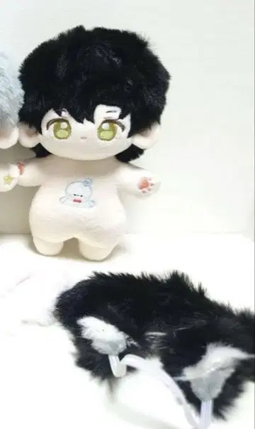 레이 15cm 봉제 인형 고양이 귀