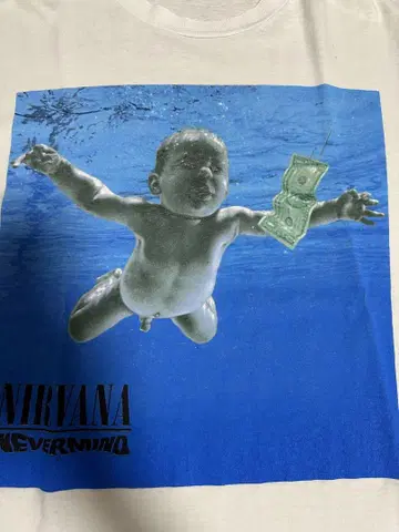 NIRVANA NEVERMIND 빈티지 T셔츠 XL 상당