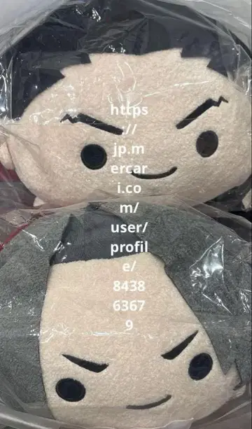 카프코롱 BIG 봉제 인형 미츠루기 레이지 나루호도 류이치 세트