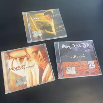 이탈리안 팝스 중고 CD [ MANGO ] 3장 세트 망고