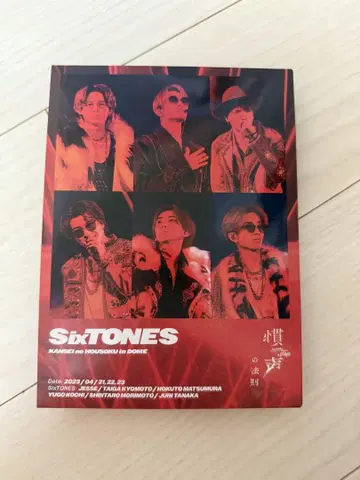 SixTONES 라이브 blueray 관성의 법칙