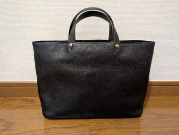 DOCHE, 토트백, 블랙, 천연 가죽