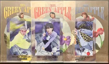 Mrs. GREEN APPLE 미세스 제일복권 F상 클리어 파일 3종