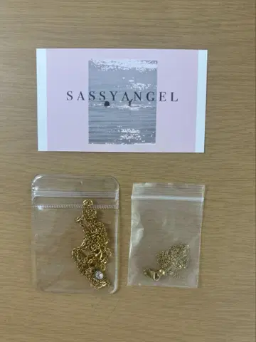 SASSYANGEL 골드 목걸이 2개 세트