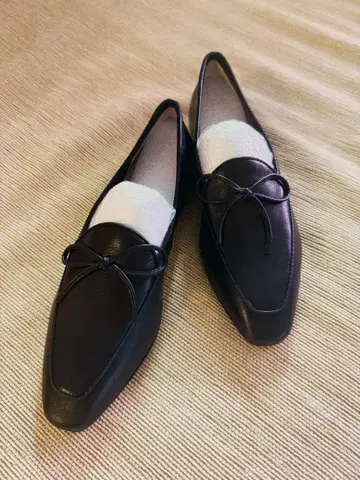 플랫슈즈 로퍼 천연 가죽 21.5cm 22.0cm 관혼상제 학생