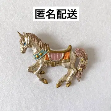 유니콘 브로치 앤티크풍