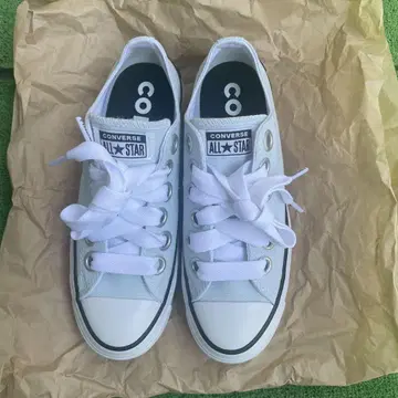 레어! converse 컨버스 한국 통굽 스니커즈 스카이블루 24.5cm