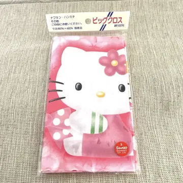 헬로키티 피크 크로스 480mm x 480mm 반다나 스카프 미미
