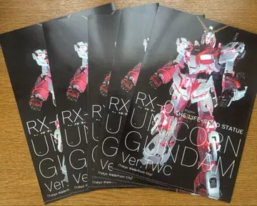 RX-O THE UNICORN GUNDAM 클리어 파일 B5판 5매