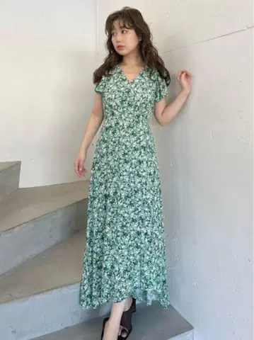 프레이 아이디 카슈쿨 프린트 원피스