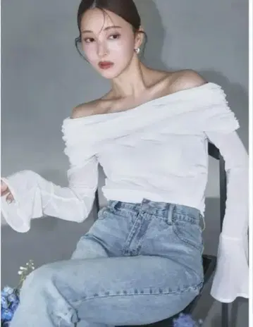 플로키 2WAY 시어 오프숄더 폴로라