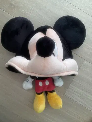 미키마우스 봉제 인형 캡 약 30cm