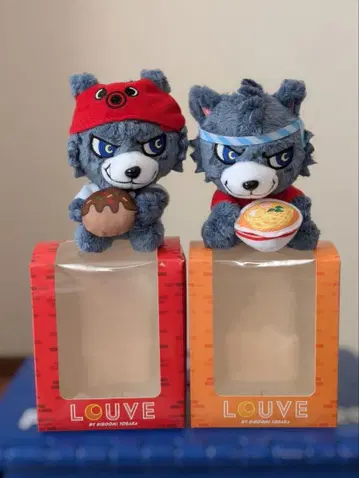 토사카 히로오미 LOUVE 봉제 인형 키링 오사카 후쿠오카 2개 세트