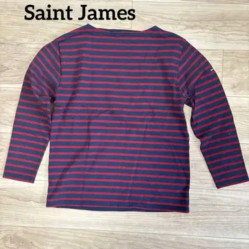 새상품급 Saint James 세인트 제임스 긴팔 보더 바스크 셔츠 36