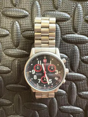 가격 인하! WENGER 크로노그래프 536 0765 100m 방수