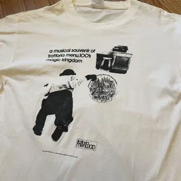 90s 타라트리아 코야마다 케이고 메뉴 100 티셔츠 L 사이즈